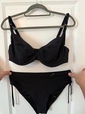 LISE CHARMEL Luxus Bikini NEU Schwarz Gr. 44 / XL Cup E - Exklusiv