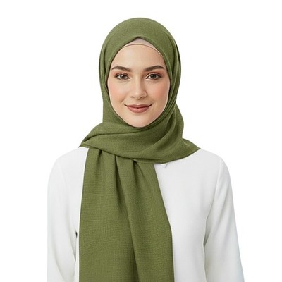 Damen Uni Viskose Viskose Hijab Schal Weich Kopfbedeckung Muslim Groß Halstuch Stola