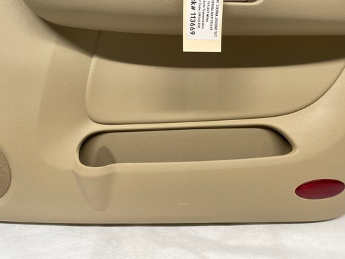 2009 GMC Sierra 2500HD SLT Passenger Front Interior Door Panel Cashmere Tan OEM - Picture 9 of 14