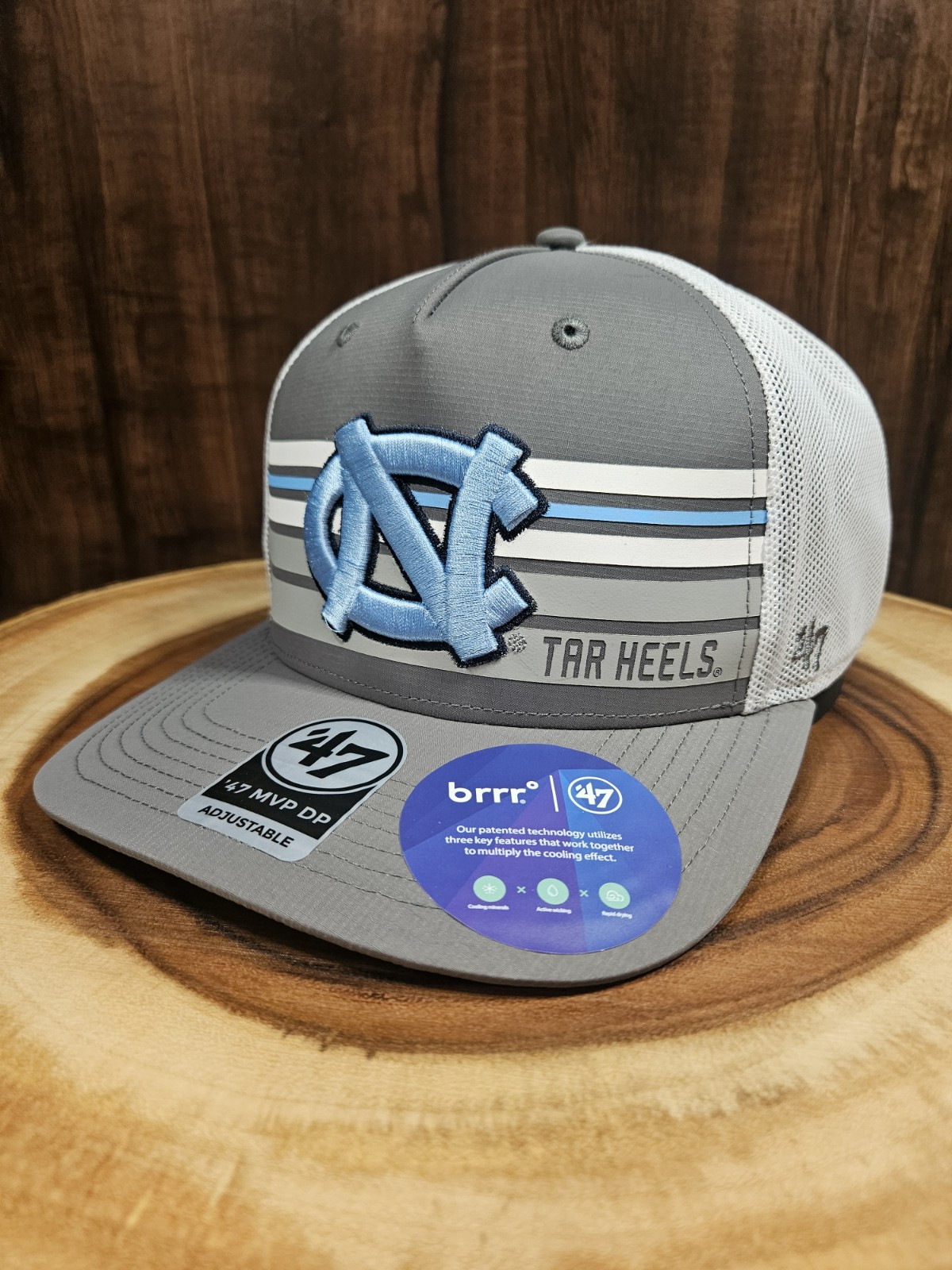 North Carolina Tar Heels 47 Brand MVP DP Brrr Snapback Adjustable NCAA Cap