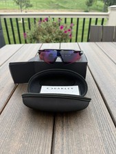 Oakley Radar EV Path OO9208 Lightweight Red Sunglasses Matte Black Frame Prizm A