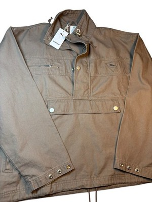 puma represent Jacket Quarter Zip Size Small $200 Retail New With Tags Pine Bark