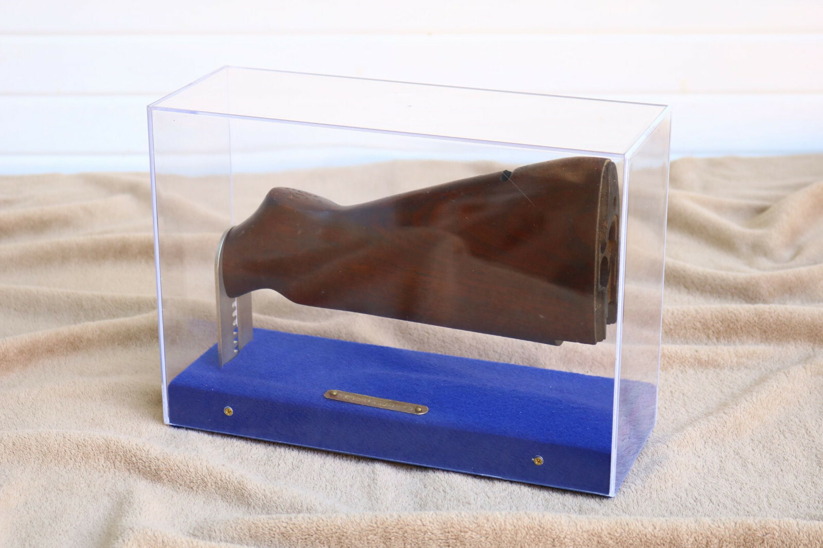 Vintage Display Old Rifle Stock Art Gift Unique Training