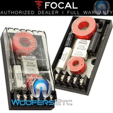 (2)  FOCAL XO-13VR POLYGLASS CROSSOVERS for COMPONENT SPEAKERS TWEETERS MIDS NEW