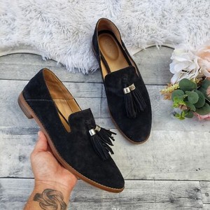 Franco sarto black suede loafers Clearance