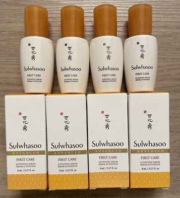 Sulwhasoo Advanced First Care Activating Serum, 4 x 8 ml (32 ml Total), NEW