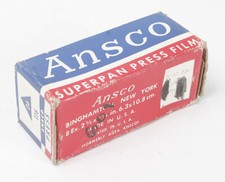 ANSCO 116 SUPERPAN PRESS, EXPIRED JULY 1951/170678
