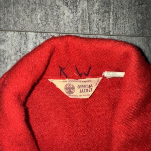 Boy Scouts of America Official Jacket, Red Wool Blend, Size 44, 553 - Picture 2 of 8