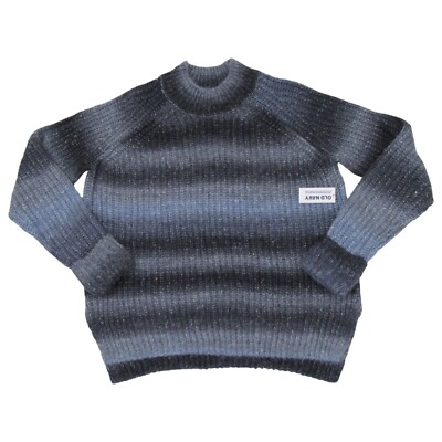 Old Navy Womens L Ombre Chenille Mock Neck Cable-Knit