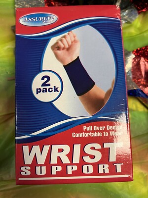 New ASSURED  2 Pack WRIST SUPPORT FOR MEN AND WOMEN New