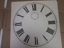 Paper Clock Dial Roman Numbers SECONDS DIAL ALSO 10 3/4"