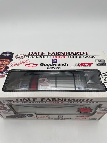 Dale Earnhardt #3 Goodwrench Service Chevrolet Tahoe Truck Bank Edition Silver - Picture 3 of 8
