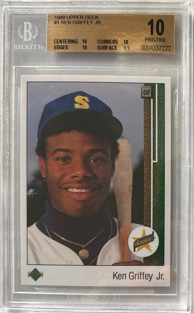 1989 Ken Griffey Jr Upper Deck RC #1... Graded BGS 10 Pristine