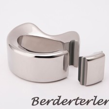 New Heavy Male Shell Ball Stretcher Lock Ring Metal Scrotum Pendant Weight Ring