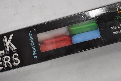Better Office Products Liquid Washable Chalk Markers Reversible Tip 4 Pack Set - Picture 3 of 5