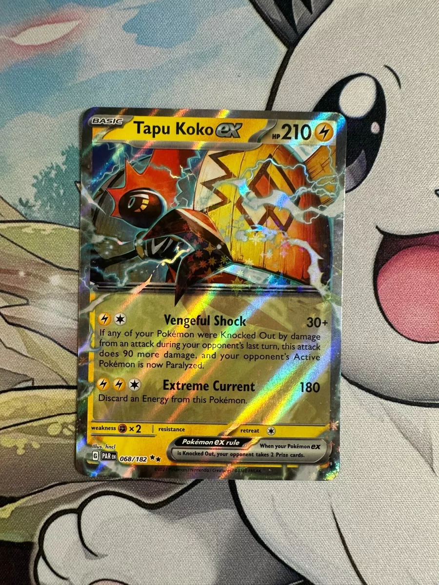 Tapu Koko ex (222/182) [Scarlet & Violet: Paradox Rift] – Dungeons & Javas