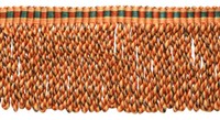 Bullion Fransen Rand Mit Gewebt Halterung, Farbe VL02 - Sedona Orange [16.5M