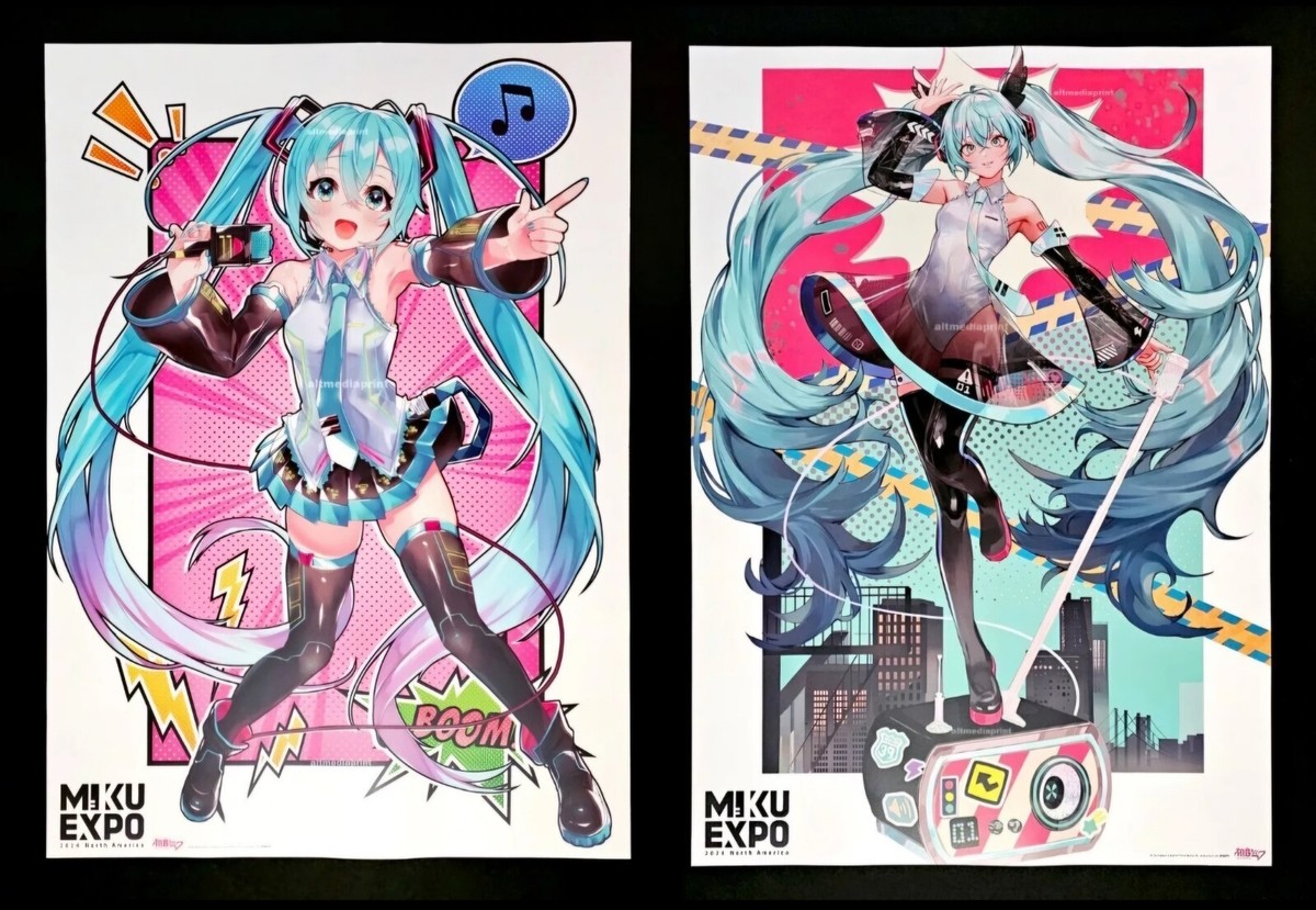 Hatsune MIKU EXPO 2024 NA Vocaloid Concert EXCLUSIVE POSTER 2