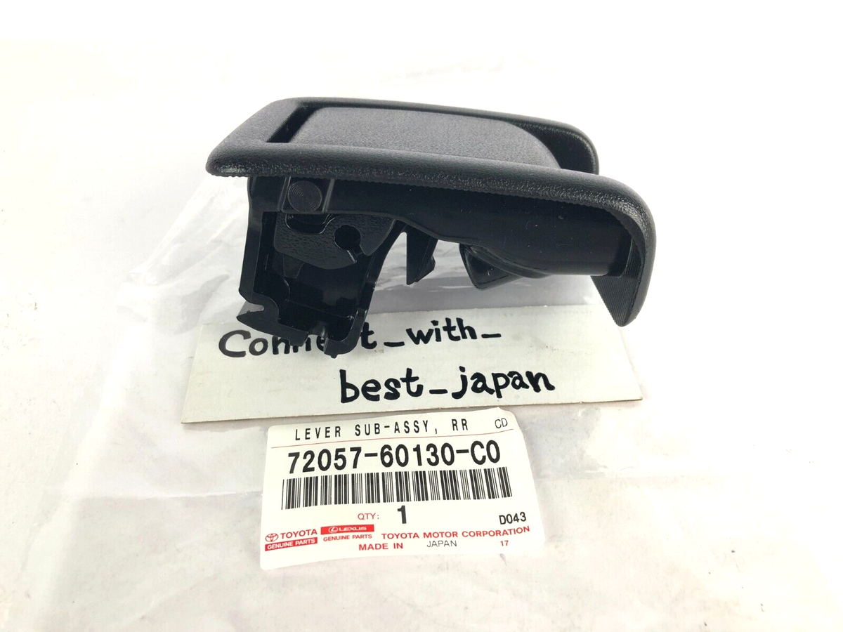 TOYOTA GENUINE 72057 - 60130 - C0 LEVER SUB-ASSY, REAR SEAT LOCK