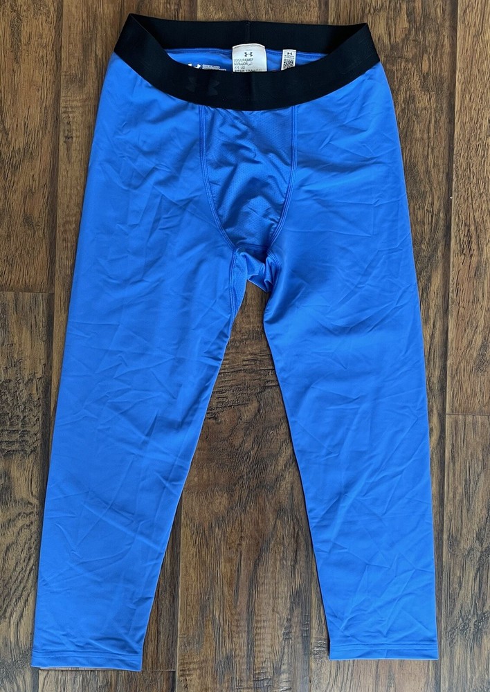 Under Armour Mens L Blue Compression Base Layer Pants New Without Tags