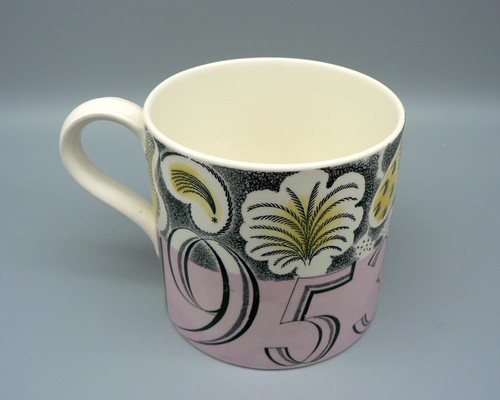 WEDGWOOD 1953 CORONATION MUG QUEEN ELIZABETH II ERIC RAVILIOUS TANKARD PERFECT - Picture 6 of 16