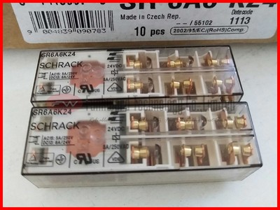 SR6A6K24 Safety Relay 8A 24VDC 14 Pins x 1pc
