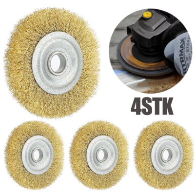 4er Fugenbürste hochwertige Messingbürste kompatibel GLORIA Multibrush Weedbrush