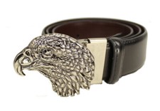 Mens Casual or Dress Genuine Leather Belt Width 1-3/8" DYB475