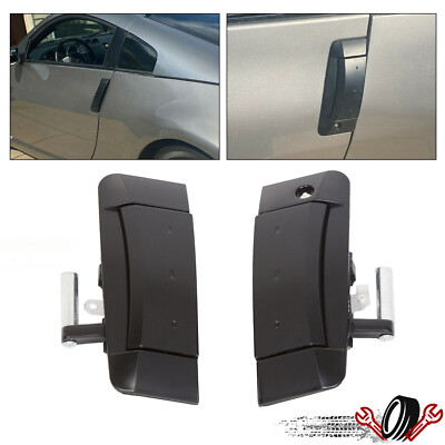 For 2003-2009 2004 Nissan 350Z Black Outer Outside Left & Right