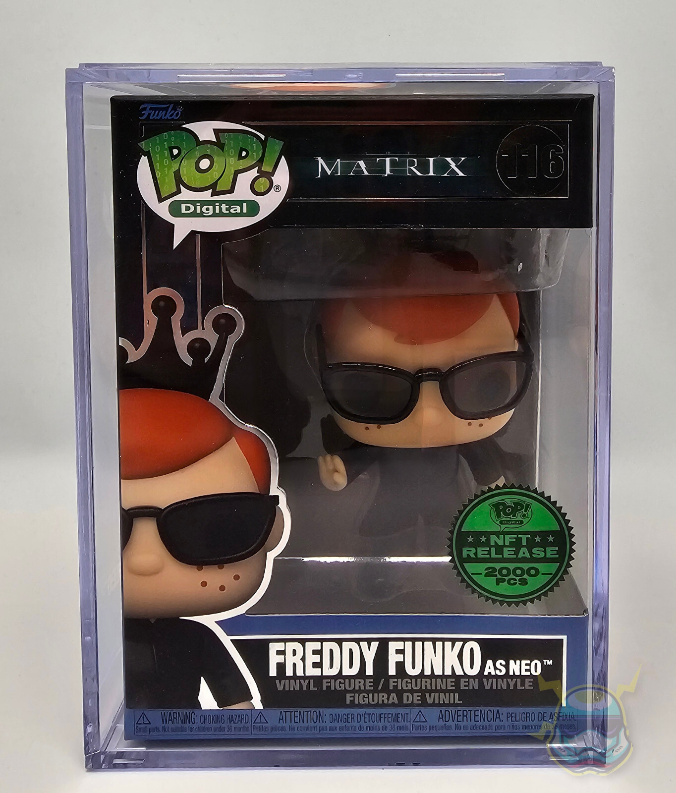 Funko Pop FREDDY FUNKO as NEO #116 2000pcs Digital Matrix Vinyl Figure Protector