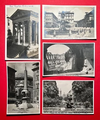 5 x Foto AK ROM in Italien um 1930 Stadtansichten mit Kolosseum  ( 149108 - Bild 1 von 2