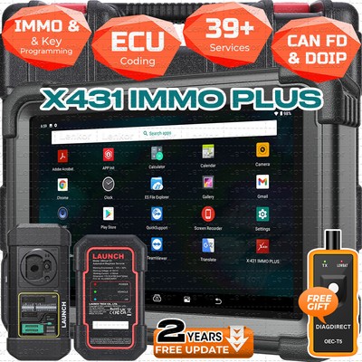 2024 Launch X431 IMMO PLUS Key Programming Tool Full System Diagnostic Scanner