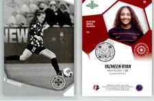 Julia Lester Yazmeen Ryan 2022 Parkside NWSL Error Black & White Card #98