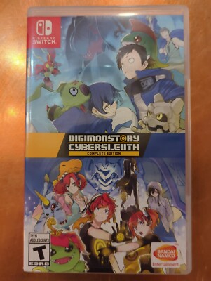 Digimon Story Cyber Sleuth: Complete Edition - Nintendo Switch NO GAME case only