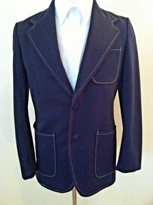 blue blazer white buttons