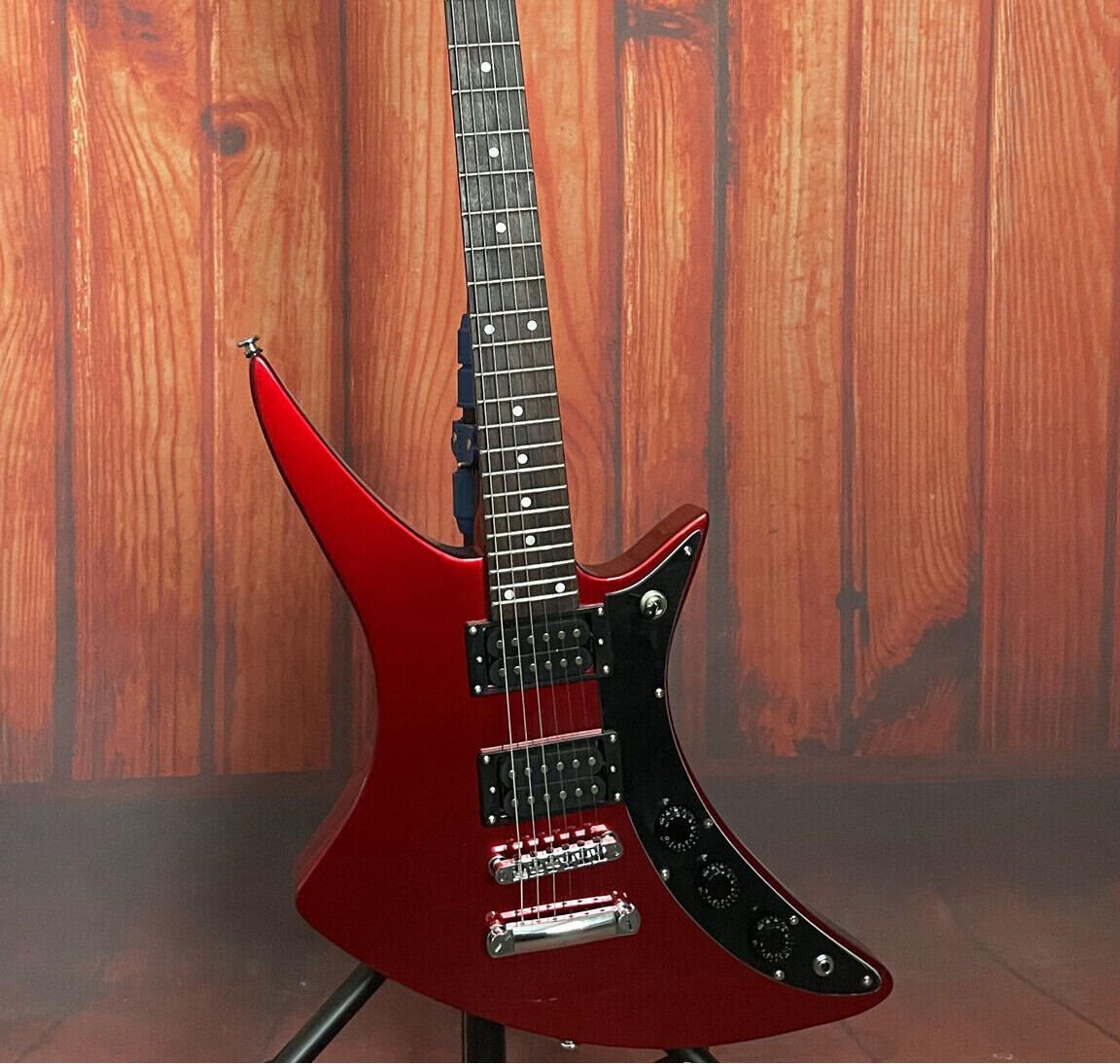 Red Skyhawk X79 6 Strings Electric Guitar HPL Fretboard Set in Joint