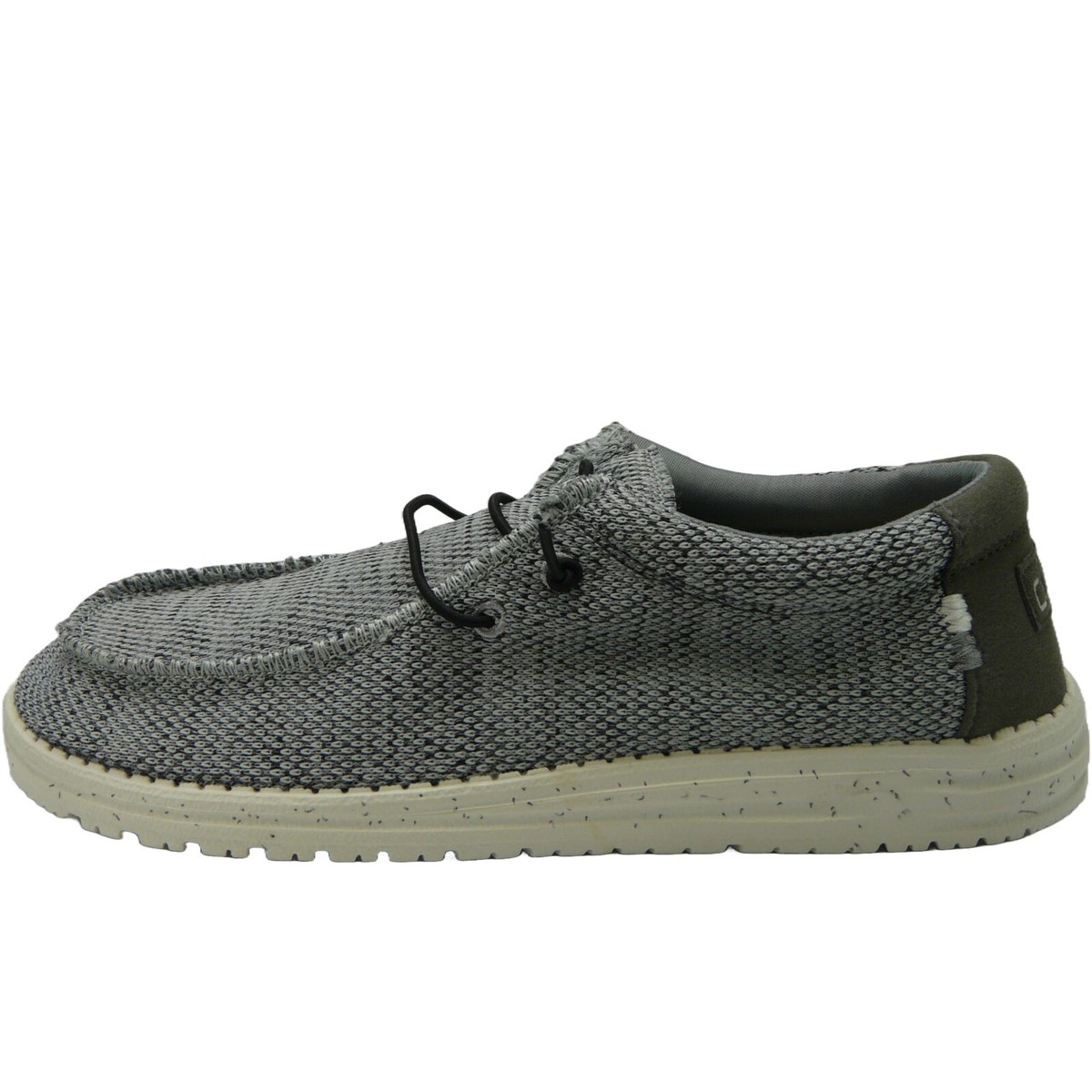 HEY DUDE WALLY FREE MEN'S SHOES LIGHT GREY US