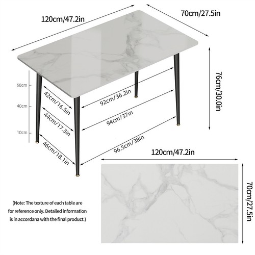 Rectangular/Square Dining Table 4-6 Persons Sintered Stone Top Restaurant Table - Picture 17 of 26