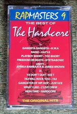 Rap Masters 9 The Best Of The Hardcore Hits Cassette Tape NWA Easy E Too Short