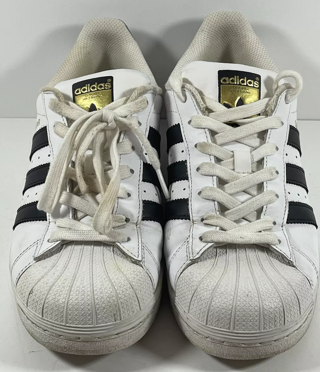 Adidas Superstar sneaker White Black Shell Toe triple stripe Men’s Size 8.5