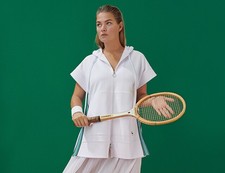 Marina Sport Short Sleeve Jacket M Short Sleeve Oversized Tennis Inspired