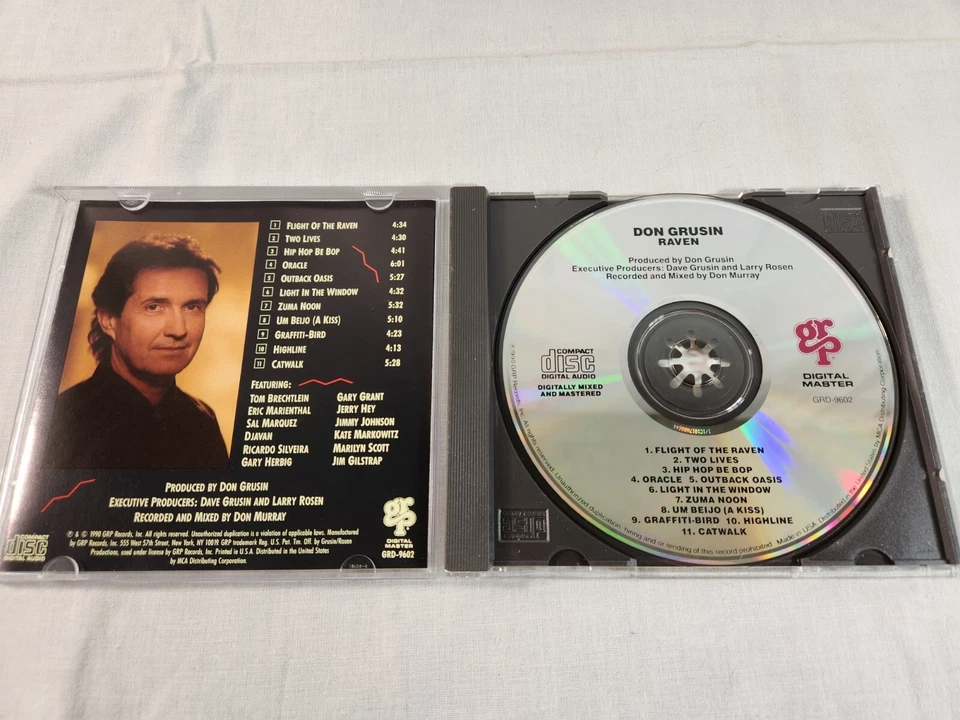 Don Grusin 3 CD LOT - Raven, Native Land, Zephyr - Smooth Fusion Funk Jazz NM - Image 3 of 4