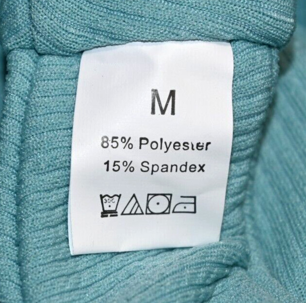 Blue Bikini Bottom Size Medium Polyester & Spandex - image 3