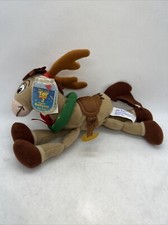 Vintage Disney Pixar Toy Story Bullseye Horse Star Bean Plush Christmas Reindeer
