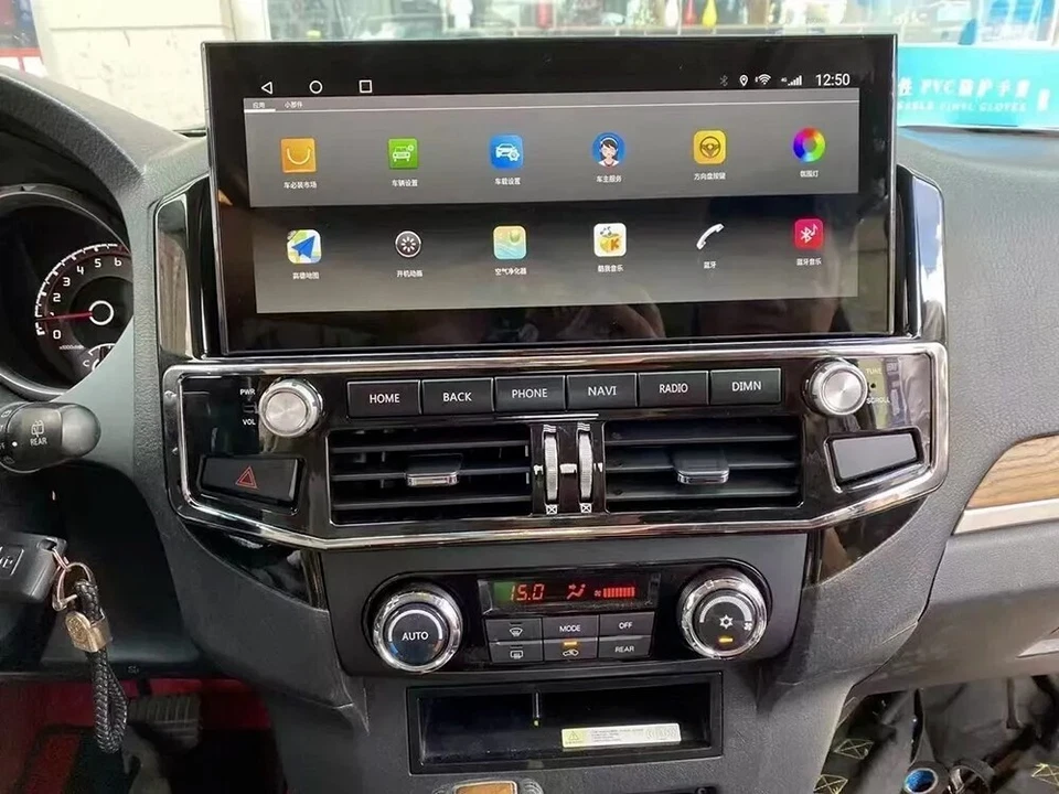Radio estéreo de coche 4+32 GB CarPlay GPS AHD BT para 07-20 Mitsubishi PAJERO Foto 3 de 4