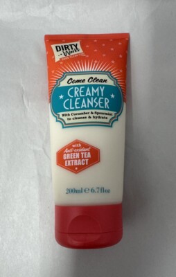 DIRTY WORKS COME CLEAN CREAMY CLEANSER GREEN TEA EXTRACT 6.7 FL OZ - NEW