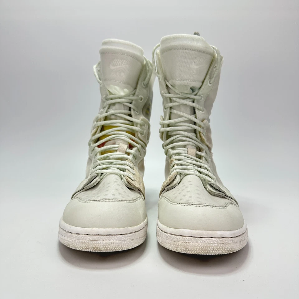 Nike Air Jordan 1 Explorer XX White Lace Up Shoes A01529-100 Women's Size 7 - Image 3 of 4