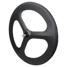 700C 3-spoke Carbon Wheelset Fixed Gear/Road Hub For Track/Road Racing Bicycle