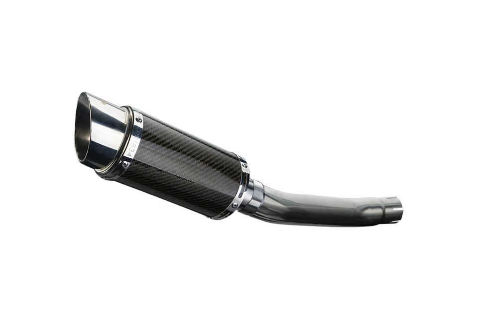 Kit silenciador escape carbono redondo 8" para Suzuki GS500 E/F 1989-2009 Foto 2 de 4