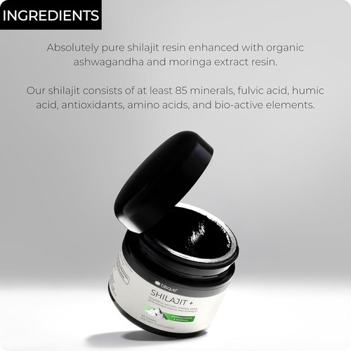 Blisque -( Pure Himalayan Organic Shilajit Resin Supplement | with Organic best) - Picture 4 of 7